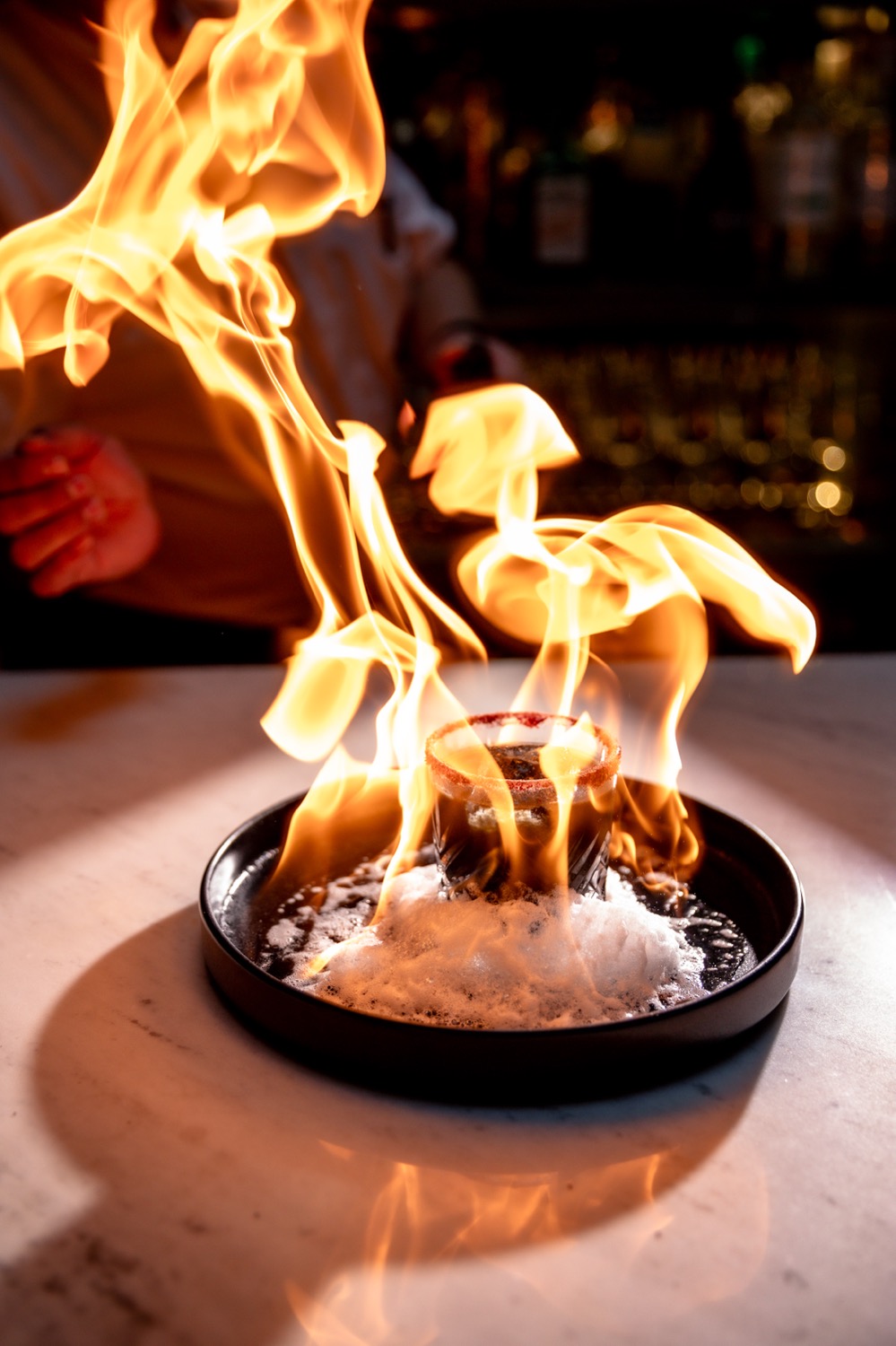 Fire and intention.